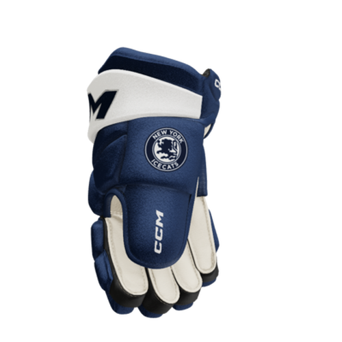 Custom NY Icecats Gloves - Navy